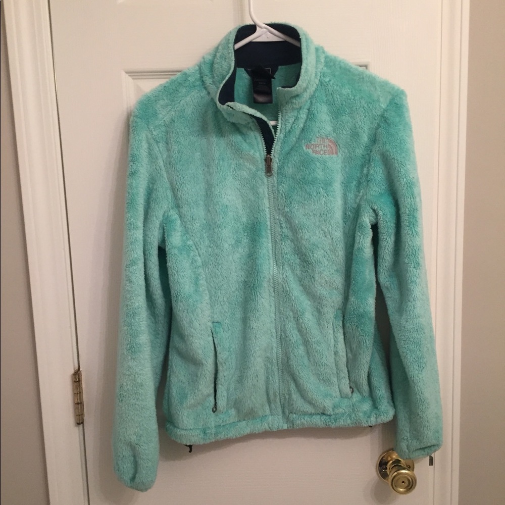 Women’s Mint Green Fleece The North Face Jacket